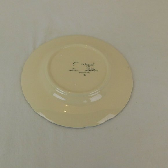 Set of 2 Franciscan Desert Rose Salad Plates 1970s Made in USA 8" dia Pink Green - Picture 5 of 10